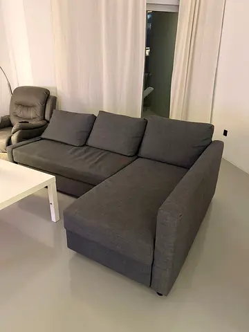 Comfortable Grey Sectional Sofa-bed
