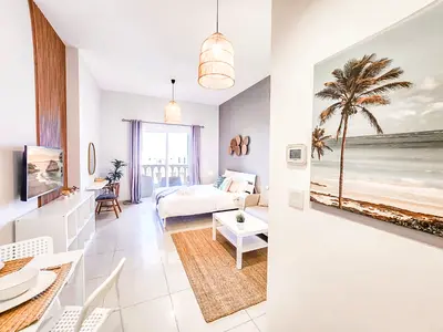 Studio for Rent in Al Hamra Village - Fully Furnished - Upgraded