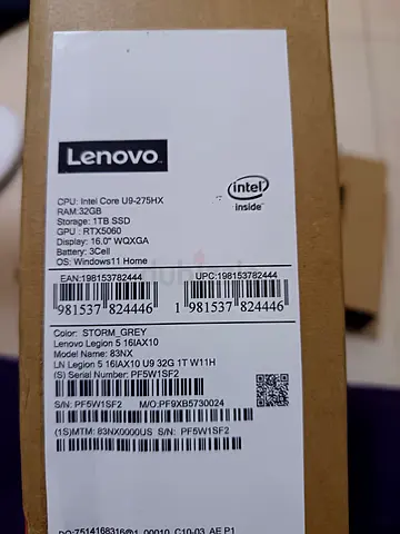 Lenovo Legion 5 Gaming Laptop - Powerful Performance