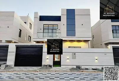 فيلا بسعر شامل رسوم التسجيل والتملك على الشارع الرئيسي جاهزة للسكن في أرقى مناطق عجمان تملك حر