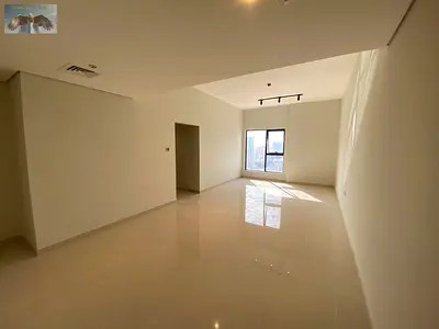 2BR + living apartment for annual rent in Ajman, new tower, high-end finishes, Sheikh Khalifa St, near Clock Tower, Safeer Mall & Nesto.