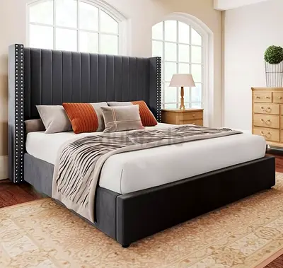 King Size 180x200 fully Custom Made Bedframe - Hydraulic Storage Can be installed