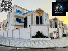 For sale: a luxurious villa with a European design, fully equipped, at a negotiable price with the p