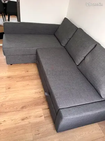 Modern Gray Sectional Sofa bed