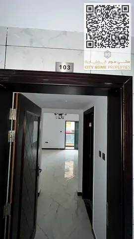 Spacious 1BHK in Al Jurf 2 – Polani 2 Near Al Aqsa School – 2 Bathrooms, Balcony, Central AC – 31,000 AED – 4 or 6 Payments –