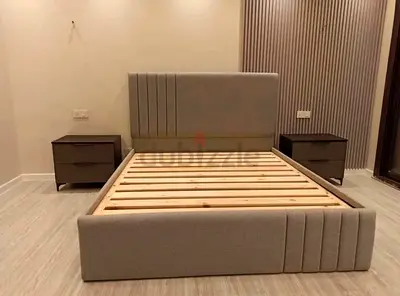 Modern Velvet Bed For Sale With Elegant Headboard And Smooth Soft
Fabric Finish