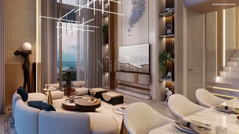 إطلالة على البحر والمارينا | شقة بغرفتي نوم | صن سيت باي جراند