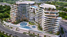 Furnished Studio | Barari Gate Majan | Skyline &amp; Pool Views