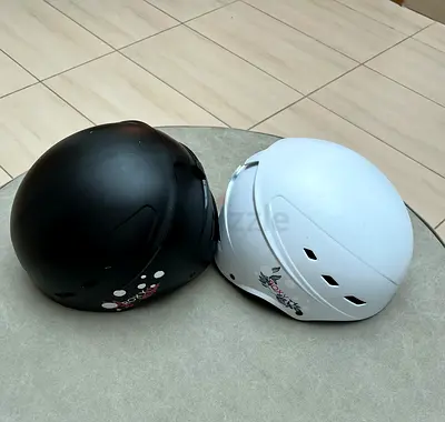 2x Roxy Ski Helmets (M/L) White  Black