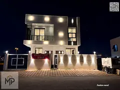 Villa with (pool)| ajman| al yasmeen area | 5 master rooms, majlis, 2 halls, roof| freehold|the pric