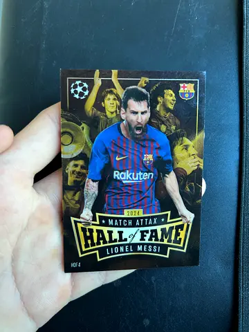 Lionel Messi Hall of Fame Collectible Trading Card (FC Barcelona)