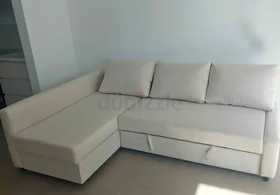 Comfortable L-Shaped Sofa with Storage