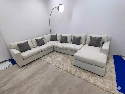 As like new crate and barrel Ushape sofa