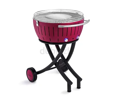 LotusGrill Barbecue Smokeless Grill Bundle with Grill Stand for Safe, Fun and Fast Grilling