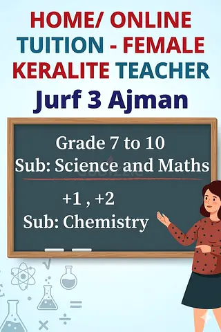 Experienced Tuition Teacher in Ajman – Science and Maths