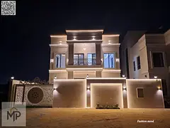 classic design | ajman| al helio2 area | 5 master rooms, majlis, 2 halls, roof | freehold | the pric