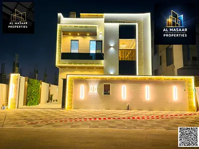 فيلا طابقين و رووف تشطيب شخصي مع مساحة فناء كبير السعر شامل رسوم التسجيل و التمليك