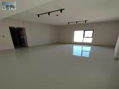 3-bedroom apartment with a living room, maid’s room, private parking, balcony, central AC, 1 month