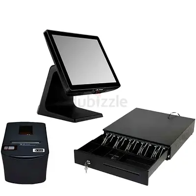 Pos machine printer and cash drawer