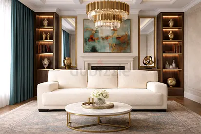 Stylish Three-Seater Sofa – Cream • Stylish elegant design • Soft foam cushions • Strong wood frame