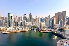 Chiller Free | Upgraded &amp; Furnished | Marina Views