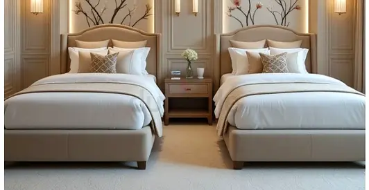 Beautiful luxury 90*200 single bed