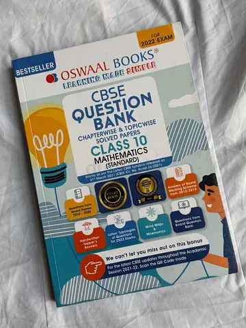 Oswaal CBSE Question Bank Class 10 Mathematics (Standard) - Good Condition