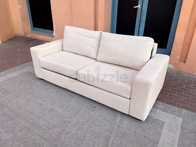 ikea vimle two seater sofa bed beige