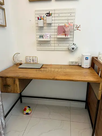 Wooden Study Desk with Drawer