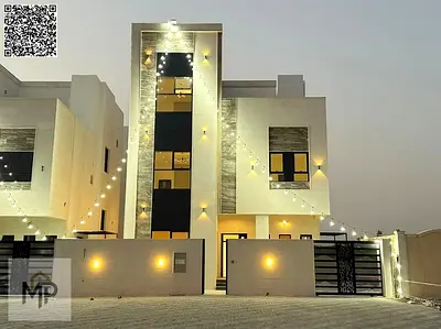 فيلا فاخرة للبيع في الحليو – عجمان | 5 غرف نوم ماستر + روف واسع | تصميم عصري راقٍ | مساحات رحبة وتشطيبات فاخرة | شامل رسوم التسجيل | تمويل عقاري متاح