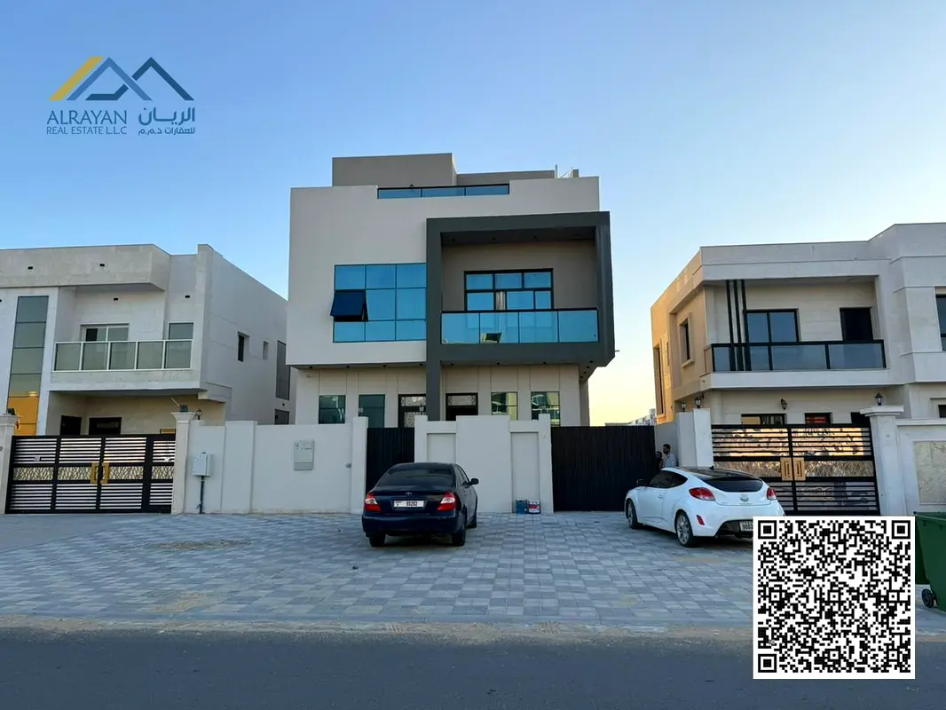 A unique residential opportunity for rent: a luxurious, upscale villa, brand new, with exquisite finishes and world-class amenities, located in the he
