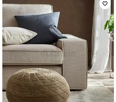 IKEA Kivik L Shape Sofa Beige Good Condition