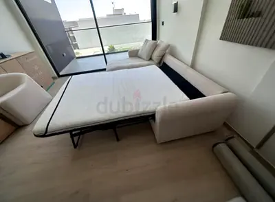 IKEA Gronlid L Shape Sofa Bed Beige Good Condition