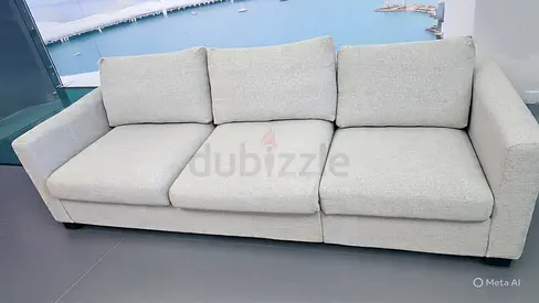 Ikea vimle three seater sofa bed with mattress