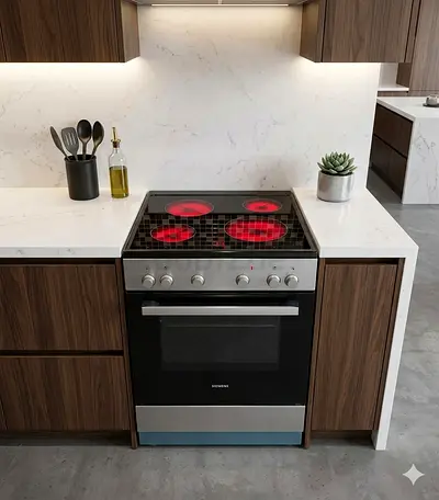 Siemens model  HK6LO0070M Free-standing Electric 4 hobs stove 60cm cooking range