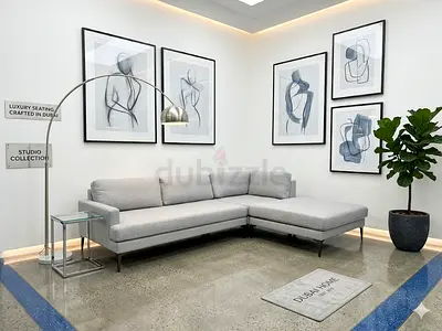 West elm andes gray liner fabric sofa