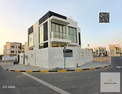A distinctive corner villa for sale in Al-Haliou 2, a rare find with a 17-meter frontage, 5 master b
