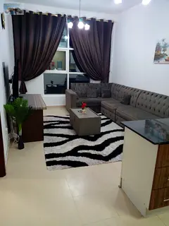 Furnished 1BR Apartment in City Tower Khalifa Street, Next to Safeer Mall, Opposite Grand Mall, Util