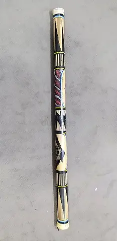 Hand-painted Wooden Didgeridoo (Traditional Wind Instrument)
