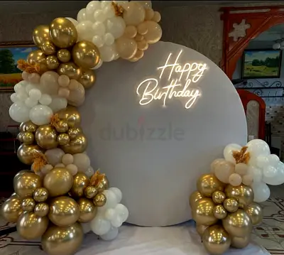 Balloons decorations services Available