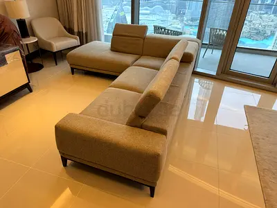 Almost like new condition Natuzzi L shape sofa