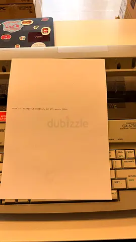 GX-6750 Dot Matrix Printer - Working Condition