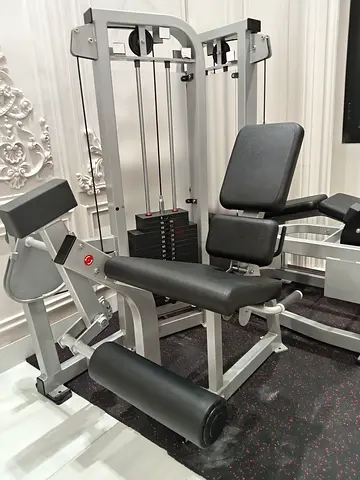 Leg extension  seated leg curl machine (weight stack) - used