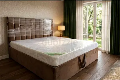 Luxury velvet koshan Brand new Queen size bed with medical mattress good Quality Queen bed