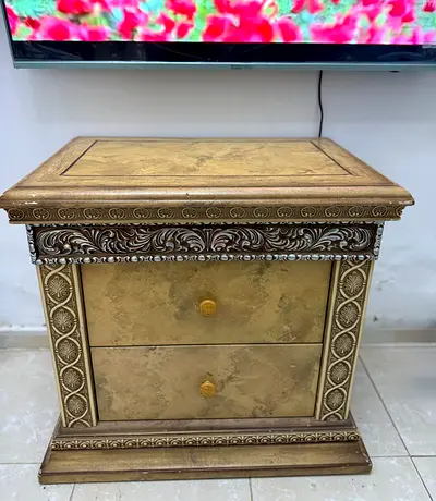 Side tables 2 numbers large 2 rack storages.