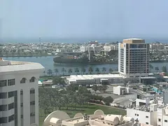 1BR hall with built-in wardrobes &amp; 2 bathrooms | prime location on Khalid Lake Corniche near Al 