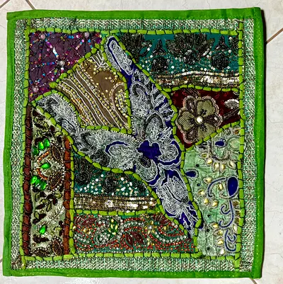 Beautifully Handcrafted Indian Embroidery Piece