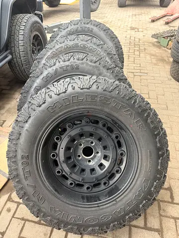 4 Black Rhino 20” Rims with 37” Patagonia Tires