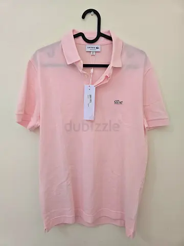 Lacoste Regular Fit Paris Stretch Pique Polo Shirt, Light Pink