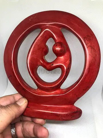 Handcrafted Red Abstract Sculpture (50/piece)